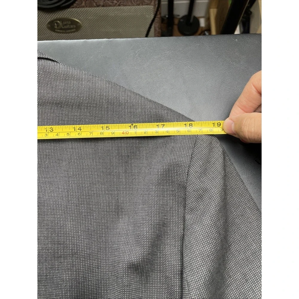 Bonobos Gray 42R Lanificio Comero Flexa Fabric Athletic Fit Patch Pockets Blazer